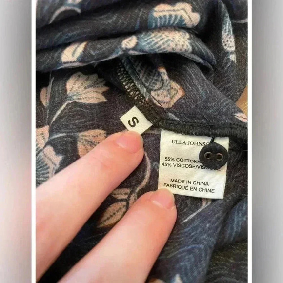 Ulla Johnson Floral Print Tunic Size Small - Picture 5 of 9